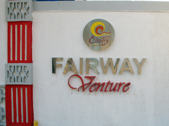 Venture Name at entrance